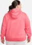 Nike Sportswear Hoodie Club Fleece Women's Pullover Hoodie (Plus Size) - Thumbnail 2