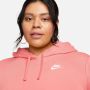 Nike Sportswear Hoodie Club Fleece Women's Pullover Hoodie (Plus Size) - Thumbnail 4