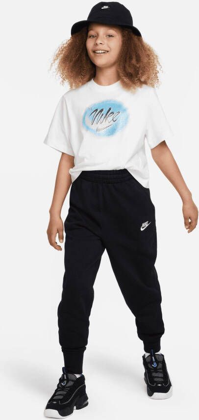 Nike Sportswear Joggingbroek CLUB FLEECE BIG KIDS' (GIRLS') HIGH-WAISTED FITTED PANTS