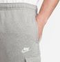 Nike Sportswear Club Fleece Cargo Pants Trainingsbroeken Kleding dark grey heather matte silver whit maat: L beschikbare maaten:S L XL - Thumbnail 10