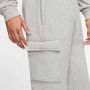 Nike Sportswear Club Fleece Cargo Pants Trainingsbroeken Kleding dark grey heather matte silver whit maat: L beschikbare maaten:S L XL - Thumbnail 11