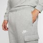 Nike Sportswear Club Fleece Cargo Pants Trainingsbroeken Kleding dark grey heather matte silver whit maat: L beschikbare maaten:S L XL - Thumbnail 12