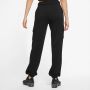 Nike Essential Fleece Cargo Broek Zwart Wit Black Dames - Thumbnail 6