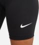 Nike Sportswear Classics High-rise 8in Biker-shorts Sportshorts Dames black sail maat: S beschikbare maaten:S - Thumbnail 6