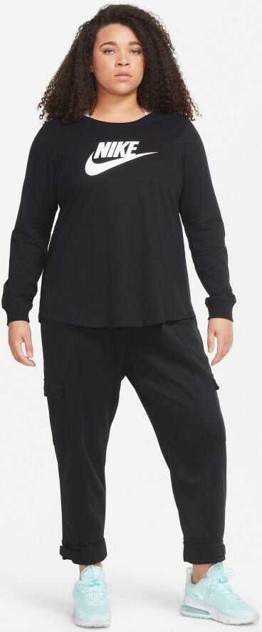 Nike Sportswear Shirt met lange mouwen Essential WoMen's T-Shirt (Plus Size)