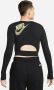 Nike Sportswear Shirt met lange mouwen W NSW LS CROP TOP DNC - Thumbnail 2