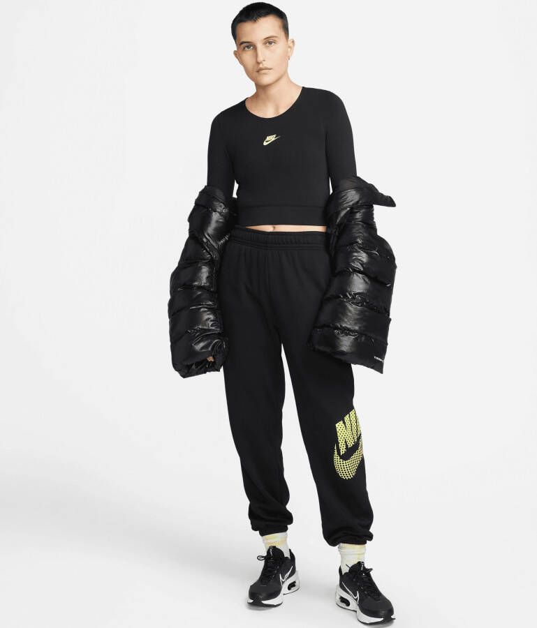 Nike Sportswear Shirt met lange mouwen W NSW LS CROP TOP DNC