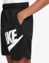 Nike sportswear woven hybride korte broek zwart wit kinderen - Thumbnail 4