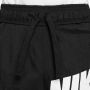 Nike sportswear woven hybride korte broek zwart wit kinderen - Thumbnail 5