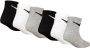 Nike Basic Pack Quarter (6 Pack) Middellang Kleding white dark grey heather black maat: 4y-5y beschikbare maaten:4y-5y - Thumbnail 5