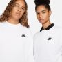 Nike Sportswear Club Fleece Crew Sweaters Kleding white black maat: XL beschikbare maaten:XL XXL - Thumbnail 13