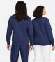 Nike sportswear club crew sweater blauw heren - Thumbnail 6