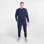 Nike sportswear club crew sweater blauw heren - Thumbnail 8