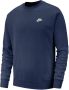 Nike sportswear club crew sweater blauw heren - Thumbnail 10
