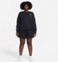 Nike Sportswear Sweatshirt CLUB FLEECE WOMEN'S CREW-NECK SWEATSHIRT (PLUS SIZE) - Thumbnail 4