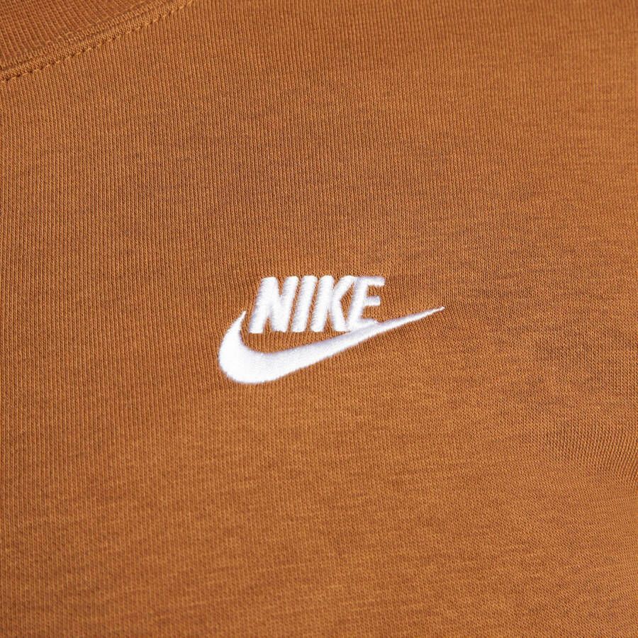 Nike Sportswear Sweatshirt CLUB FLEECE WOMEN'S CREW-NECK SWEATSHIRT (PLUS SIZE)