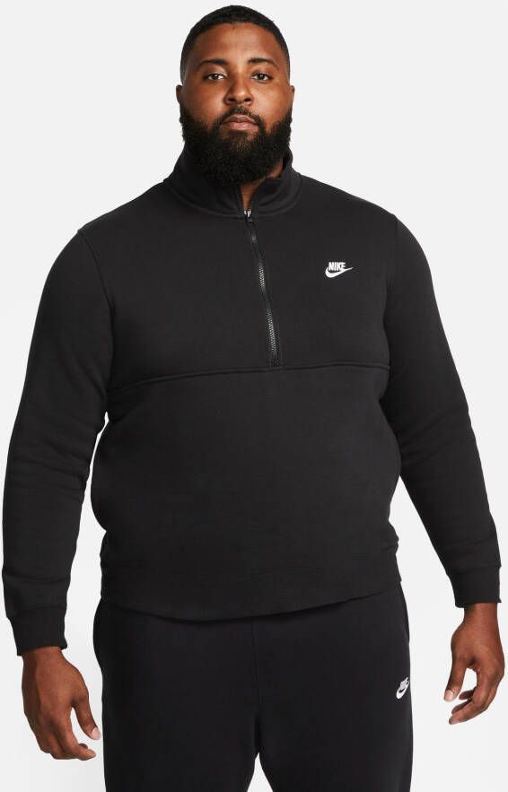 Nike Sportswear Club Half-zip Pullover Hoodies Heren black black white maat: XXL beschikbare maaten:S M L XL XXL - Foto 6
