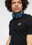 Nike Sportswear Club T-shirt T-shirts Kleding black black white maat: XXL beschikbare maaten:S M L XL XXL - Thumbnail 8
