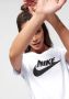 Nike sportswear essential icon futura shirt wit dames - Thumbnail 15