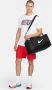 Nike Brasilia Small Duffel Bag Black Black White - Thumbnail 5