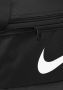 Nike Brasilia Small Duffel Bag Black Black White - Thumbnail 8