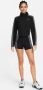 Nike Trainingsshirt Dri-FIT Femme Women's Half-Zip Long Sleeve Cropped Top - Thumbnail 4