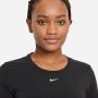 Nike Trainingsshirt Dri-FIT UV One Luxe Women's Standard Fit Short-Sleeve Top - Thumbnail 3
