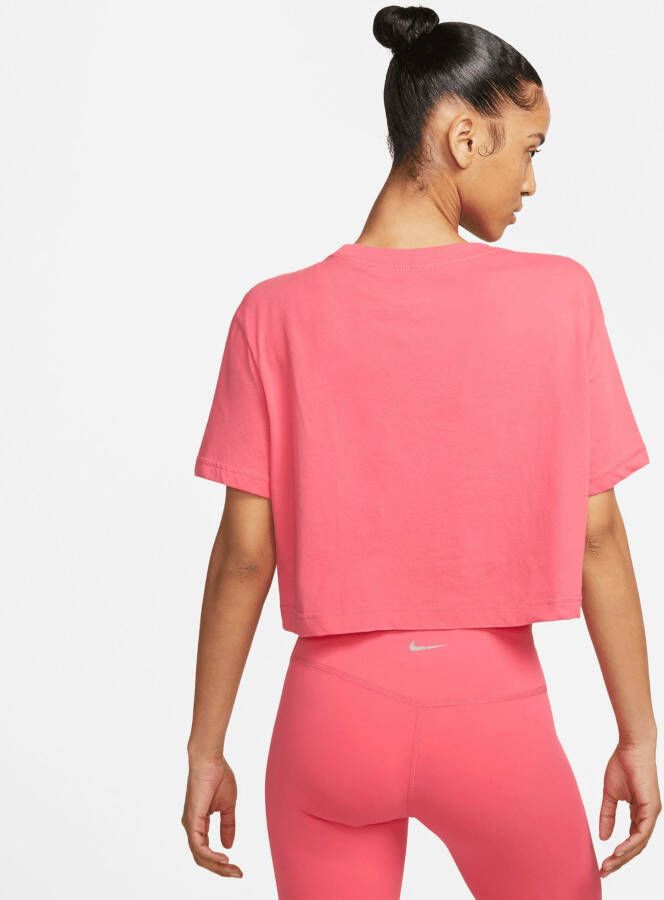 Nike Trainingsshirt Dri-FIT Women's Short-Sleeved Cropped Yoga Tee