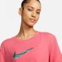 Nike Trainingsshirt Dri-FIT Women's Short-Sleeved Cropped Yoga Tee - Thumbnail 3