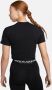 Nike Trainingsshirt Pro Dri-FIT Women's Short Sleeve Cropped Graphic Top - Thumbnail 3