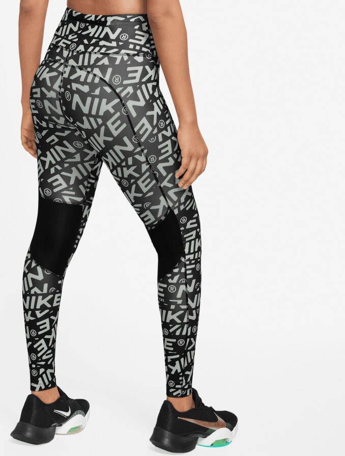 Nike Trainingstights Dri-FIT Fast Women's Mid-Rise Allover Print Leggings