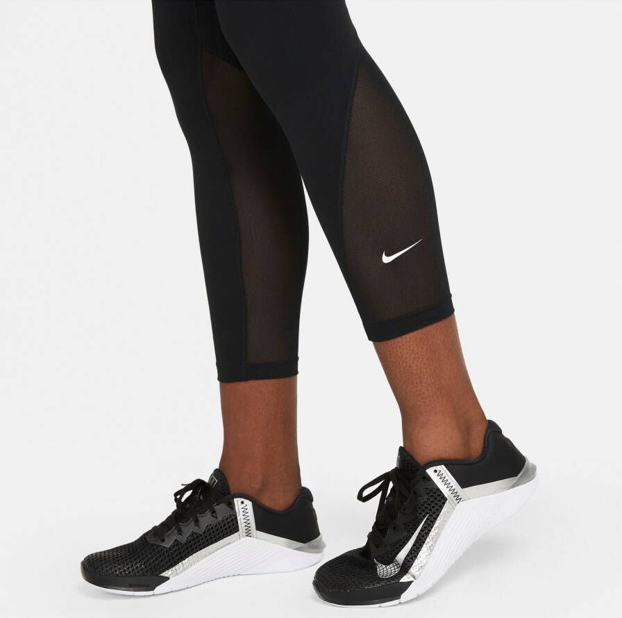 Nike Trainingstights One Women's Mid-Rise Mesh-Paneled Leggings