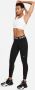Nike Legging halfhoge taille en met mesh vlakken voor dames Pro Black White- Dames Black White - Thumbnail 12