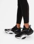 Nike Legging halfhoge taille en met mesh vlakken voor dames Pro Black White- Dames Black White - Thumbnail 8