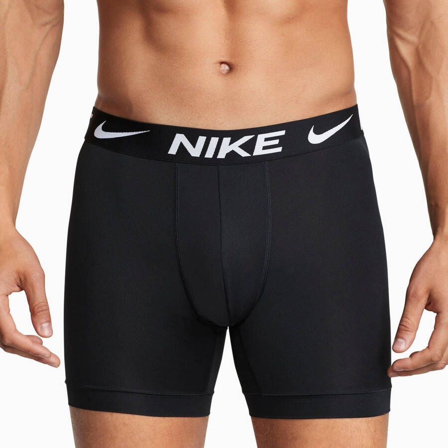 NIKE Underwear Boxershort BOXER BRIEF LONG 3PK met elastische band met nike logo-opschrift (Set van 3)