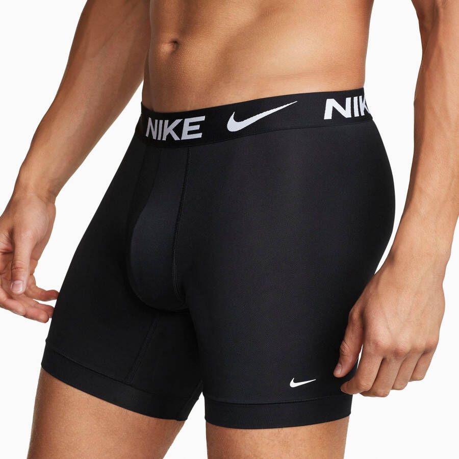 NIKE Underwear Boxershort BOXER BRIEF LONG 3PK met elastische band met nike logo-opschrift (Set van 3)