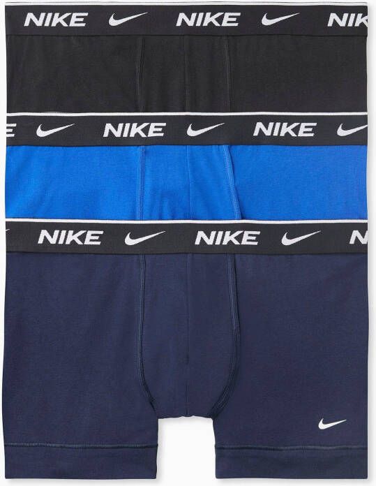 NIKE Underwear Trunk 3PK met elastische logo-band (3 stuks)