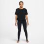 Nike yoga dri-fit sportshirt zwart dames - Thumbnail 6