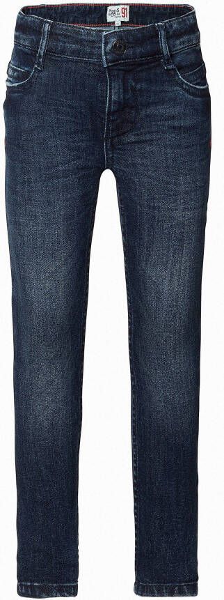 Noppies high waist regular fit jeans blauw Meisjes Katoen 140
