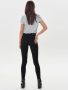 Only Zwarte effen jeans met ritssluiting en knoopsluiting Black Dames - Thumbnail 13