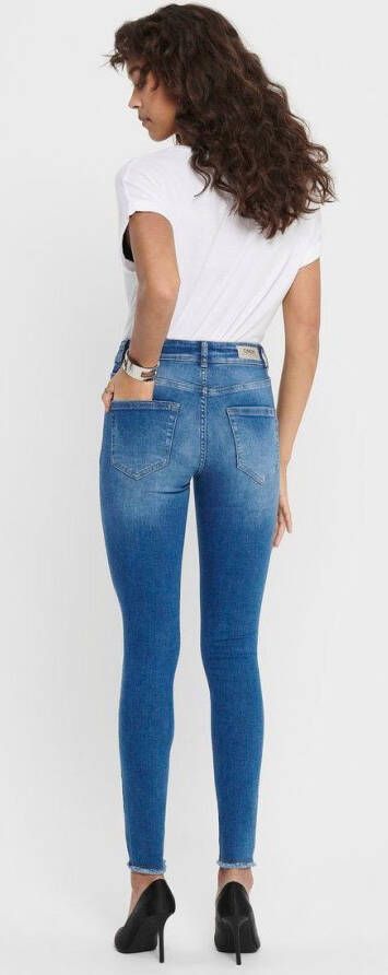 Only Ankle jeans ONLBLUSH LIFE met open zomen
