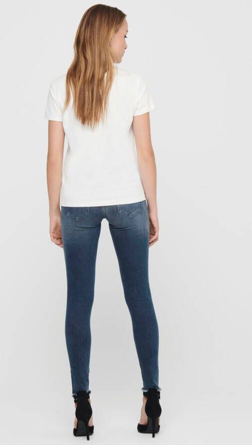 Only Ankle jeans ONLBLUSH met franjezoom
