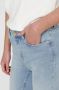Only Ankle jeans ONLBLUSH MID SK ANK RAW met iets gerafelde voetzoom - Thumbnail 11
