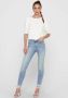 Only Ankle jeans ONLBLUSH MID SK ANK RAW met iets gerafelde voetzoom - Thumbnail 13