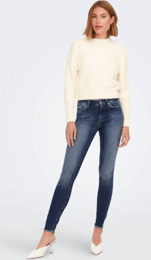 Only Ankle jeans ONLBLUSH MID SK ANK RAW DNM´