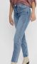 ONLY cropped high waist straight fit jeans ONLEMILY denim medium blue regular - Thumbnail 7