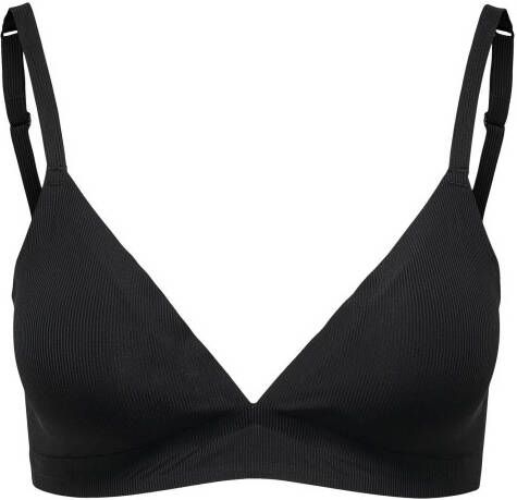 Only Bh zonder beugels ONLTRACY BONDED BRA RIB TOP