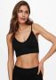 ONLY niet-voorgevormde bralette met ribstuctuur zwart - Thumbnail 3