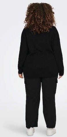 ONLY CARMAKOMA Trui met V-hals CARMARGARETA LS PULLOVER KNT NOOS