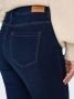 ONLY CARMAKOMA high waist straight fit jeans CARAUGUSTA dark blue denim - Thumbnail 4